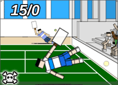 ragdoll tennis game